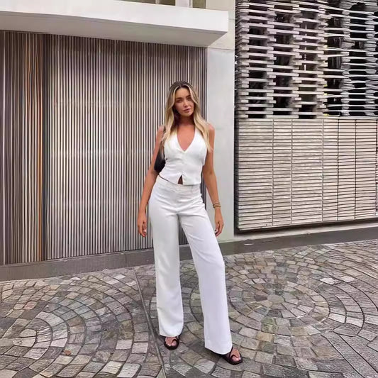 Sling Top And Trousers Suit