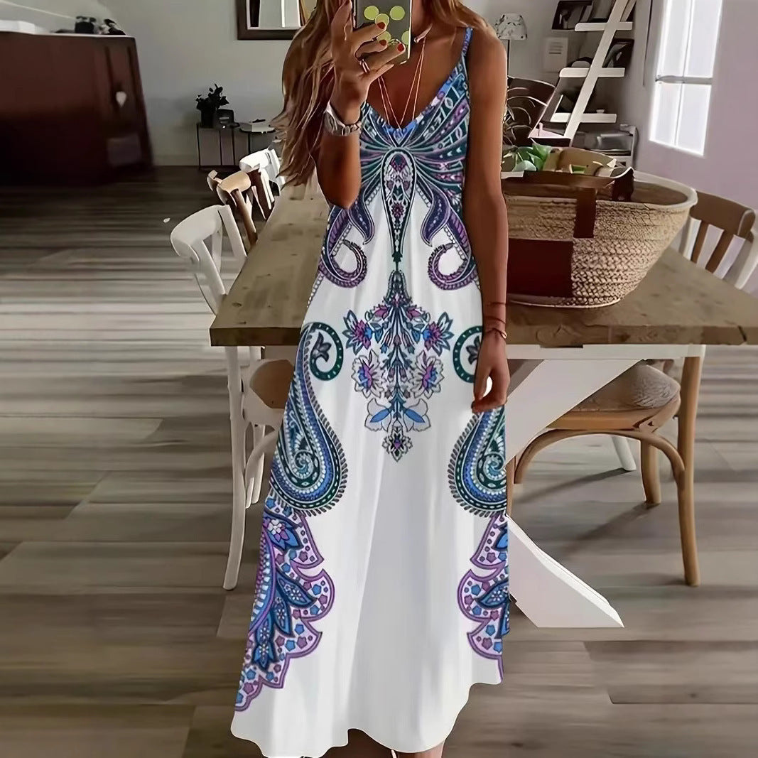 V-neck Sleeveless Jumpsuit