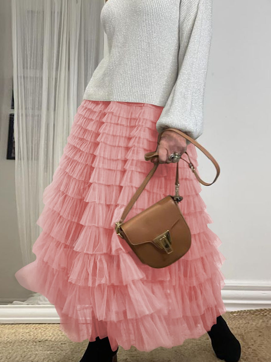 Layered Ruffles Cake Skirt