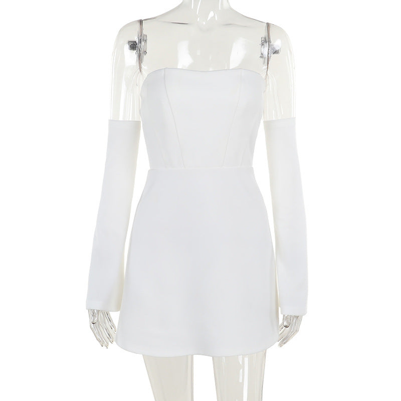 Hip-wrapped Elegant Slim Tube Top Dress