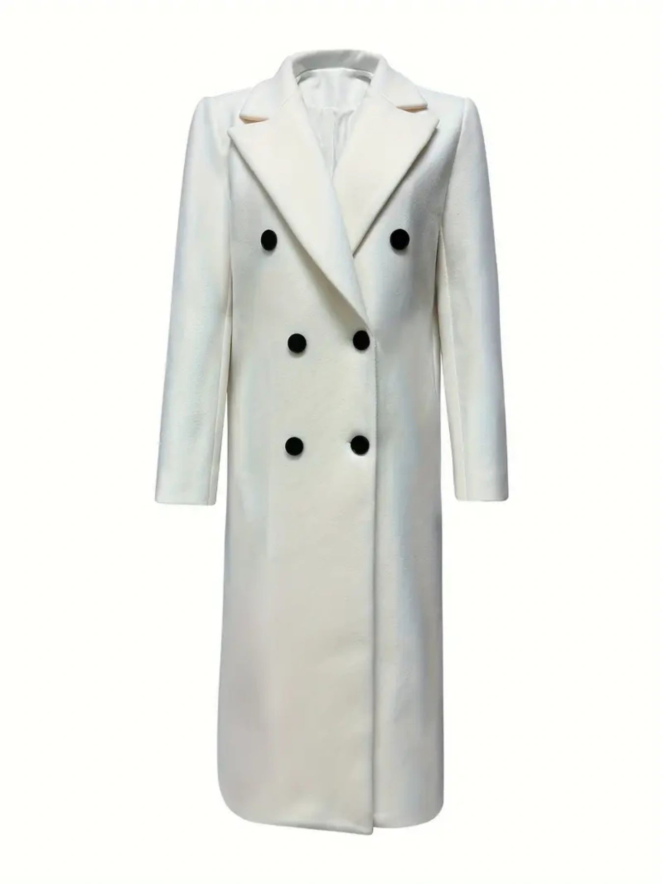 Solid color warm coat from M Chic Boutique, featuring a stylish design and cozy fabric, perfect for cold weather wear.