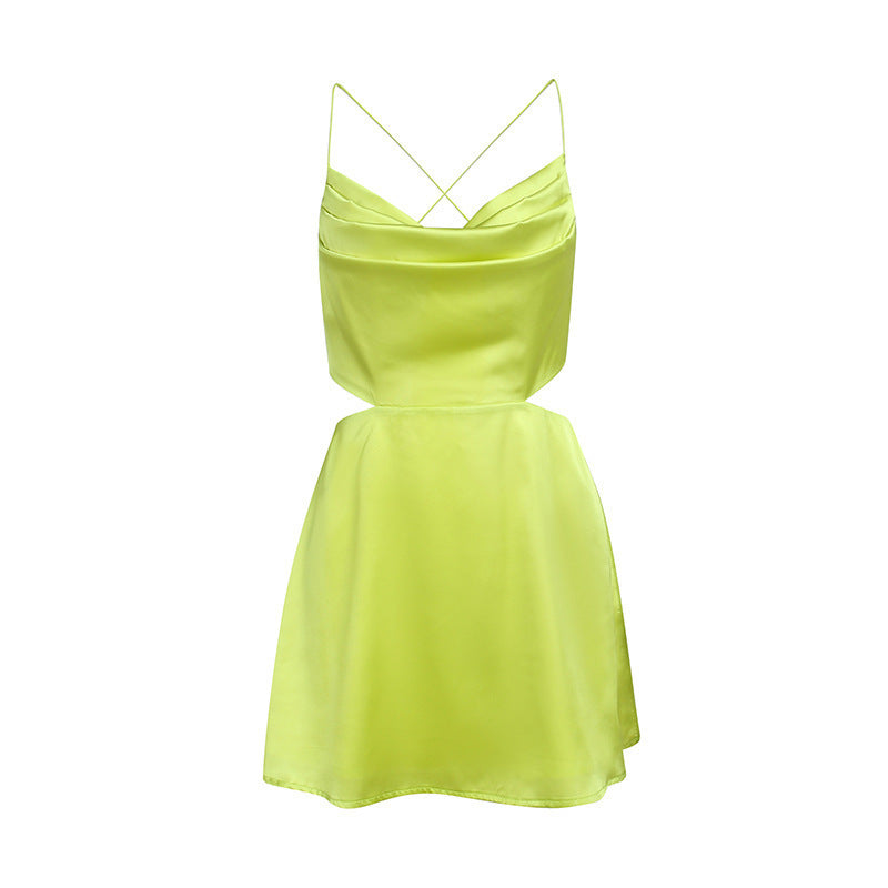 Fashionable Elegant Suspender Dress