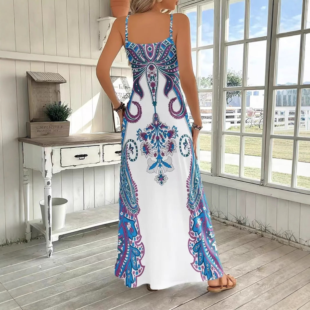 V-neck Sleeveless Jumpsuit