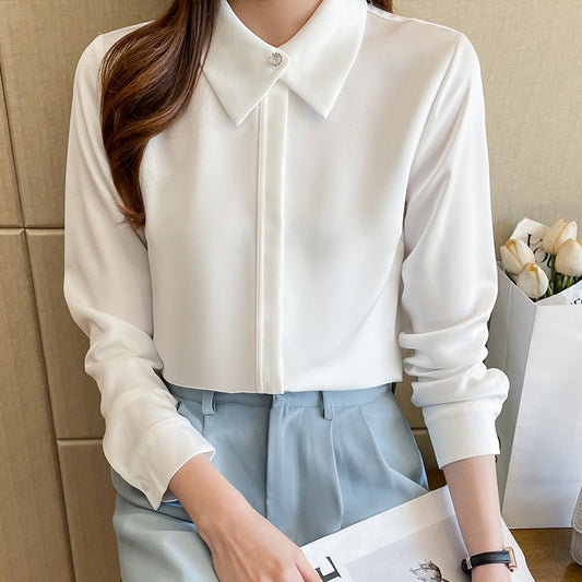 Solid Chiffon Blouse
