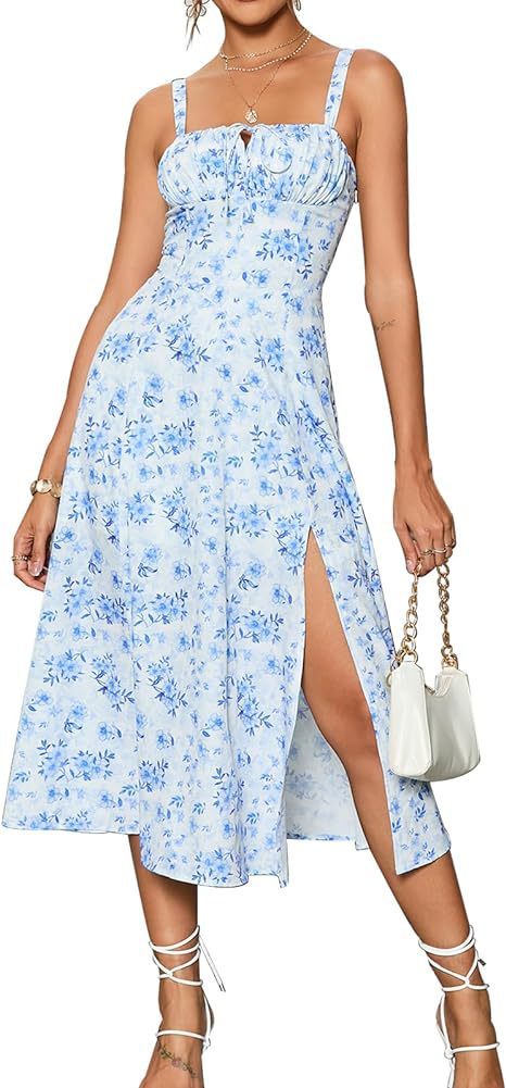 Mid-length Corset Elegant Slit Dress