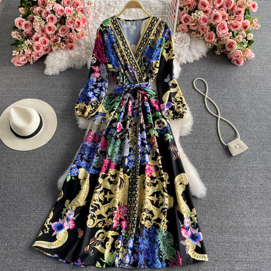 Elegant Long Sleeved Dress