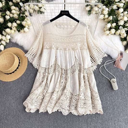 knitted Cutout Blouse