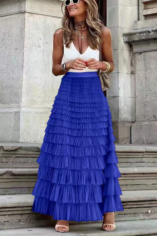 Layered Ruffles Cake Skirt