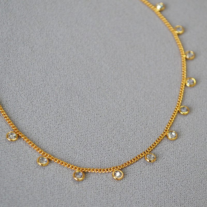 Short Necklace Collarbone
