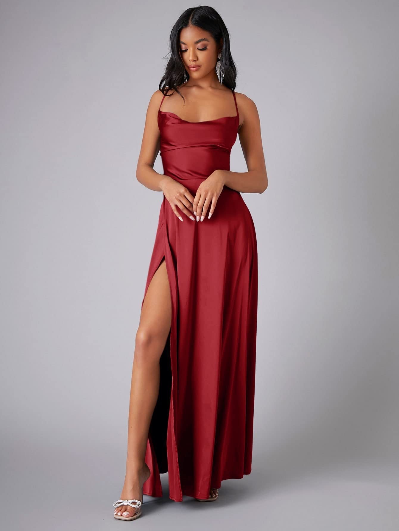 Slim Fit Backless Waist-tight Dress