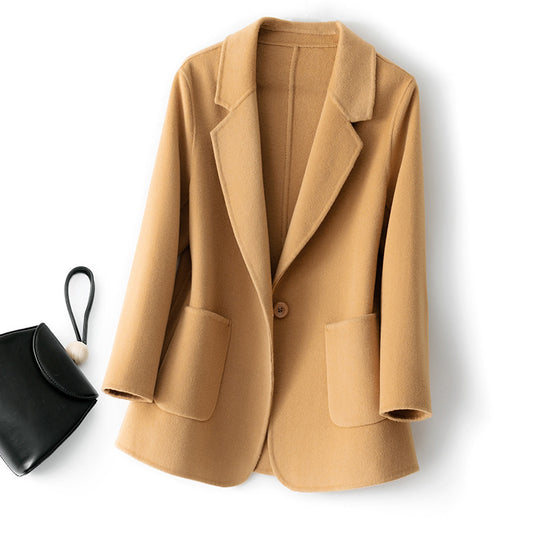 Wool Overcoat Double sided buttons