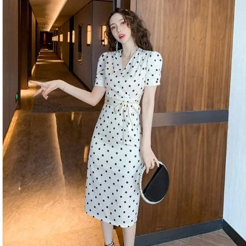 Socialite Style Bubble Sleeve Elegant Dress