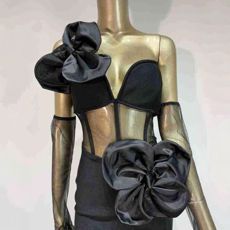 Bandage Black Banquet Formal Dress