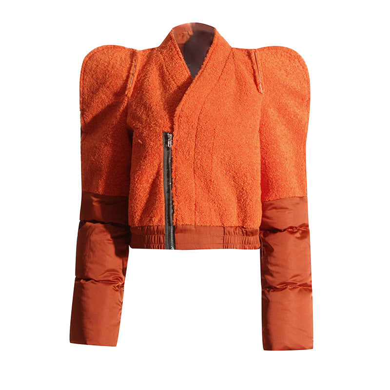 Socialite Style Short Jacket Fashion V-neck Coat