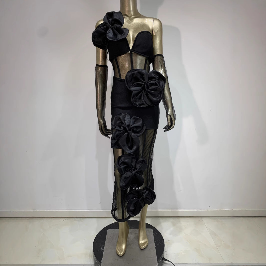 Bandage Black Banquet Formal Dress