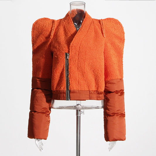 Socialite Style Short Jacket Fashion V-neck Coat