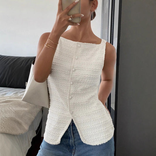 Sleeveless Vest Top