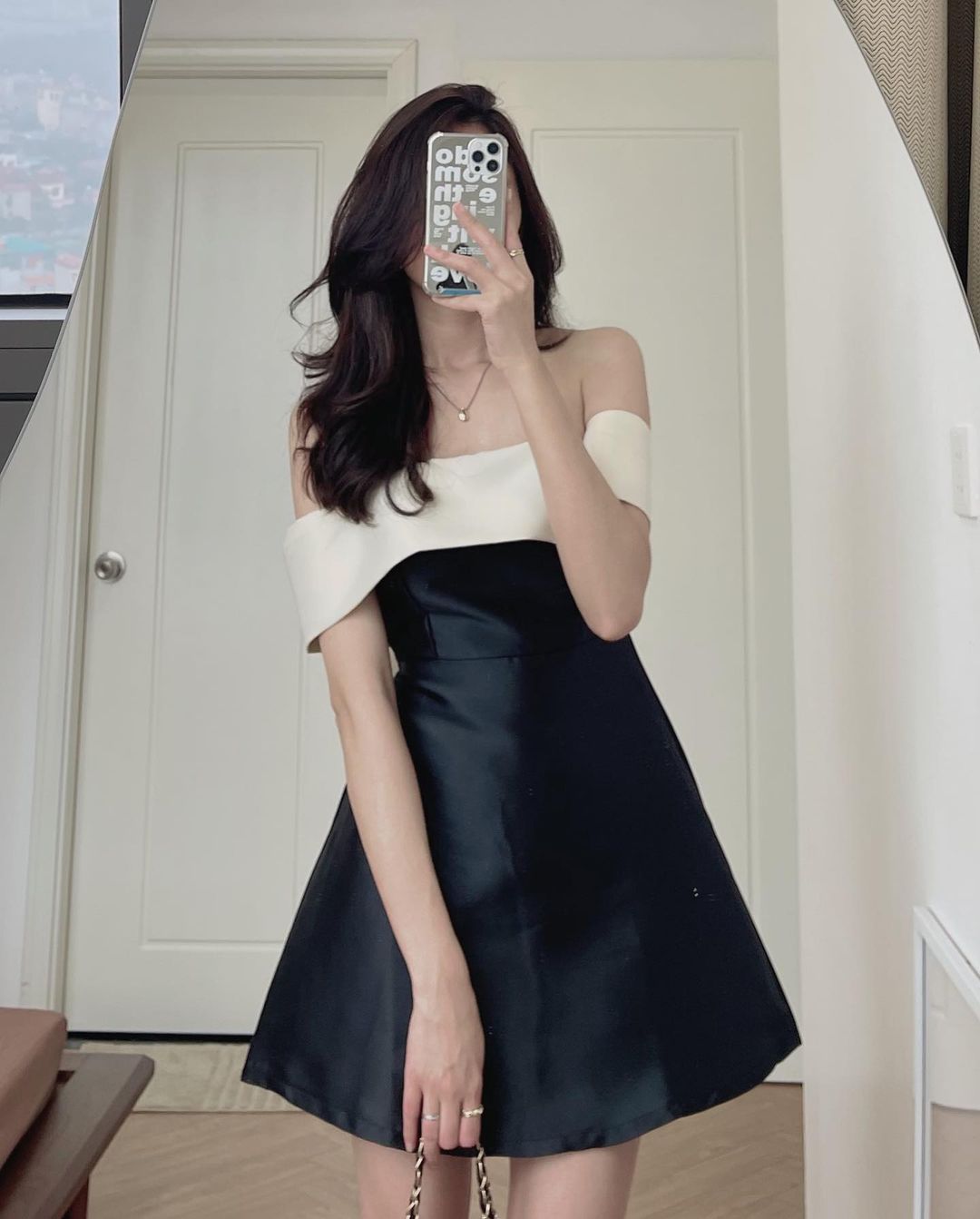 Personality French Style Bow Dress Women