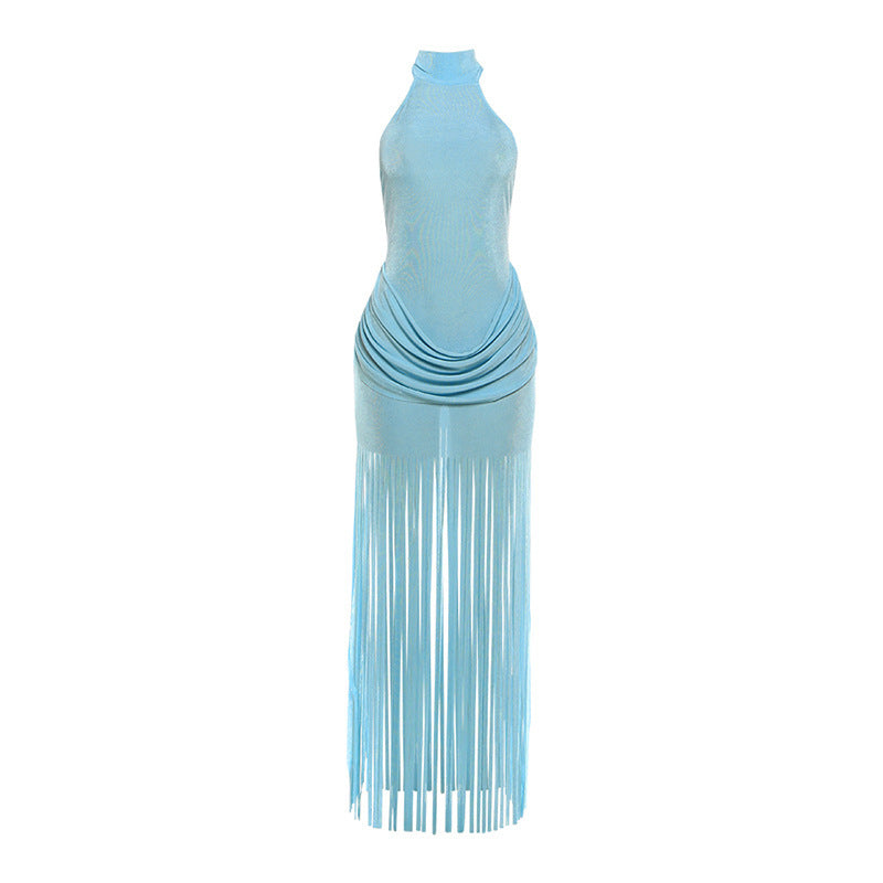 Tassel Backless Dress - M Chic Boutique