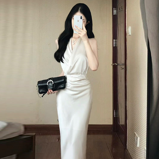 Satin Dress Women