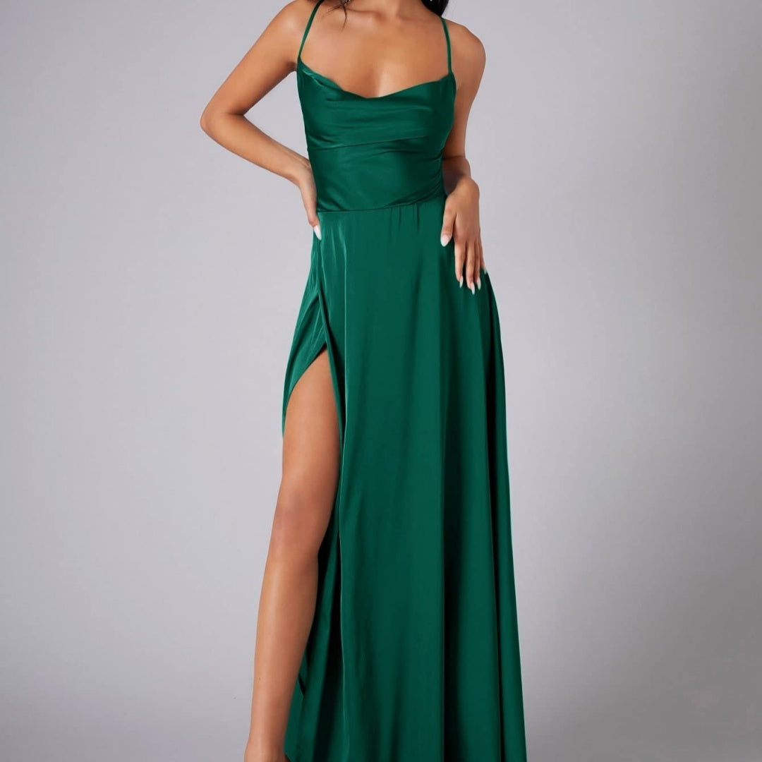 Slim Fit Backless Waist-tight Dress