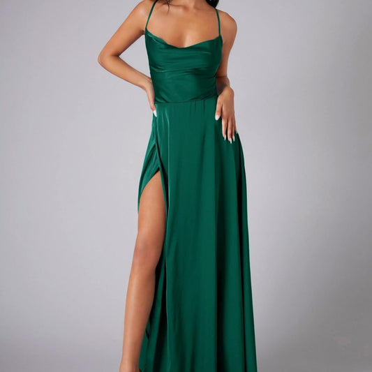 Slim Fit Backless Waist-tight Dress