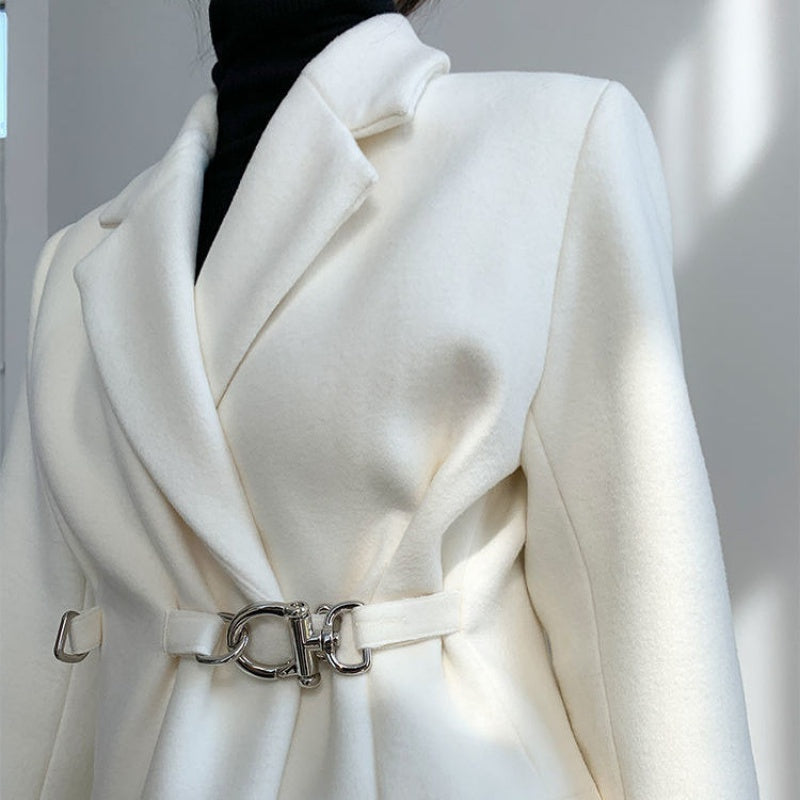 White Woolen Suit