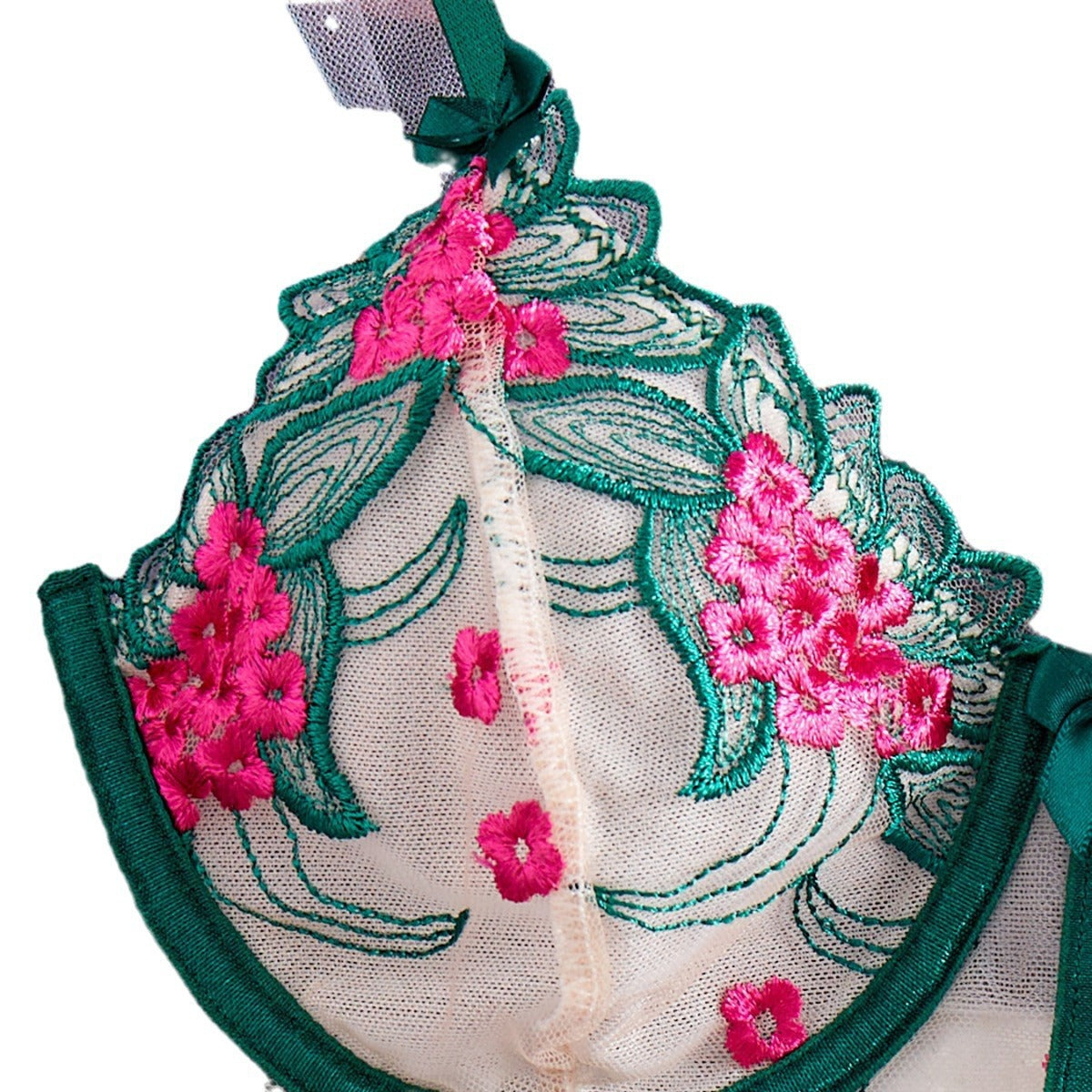 See-through sexy lingerie set from M Chic Boutique, featuring delicate lace and revealing design for intimate wear.