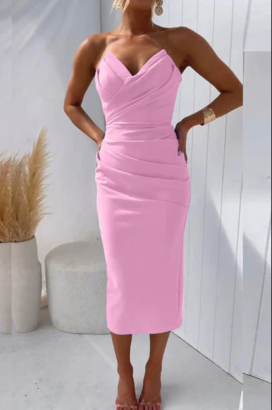 Sleeveless Slit Dress