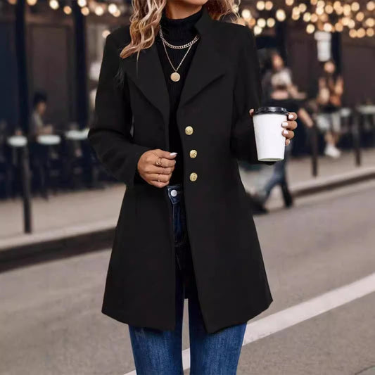 Slim Woolen Coat