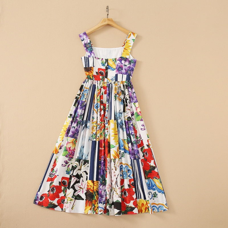 Summer Floral Print Dress