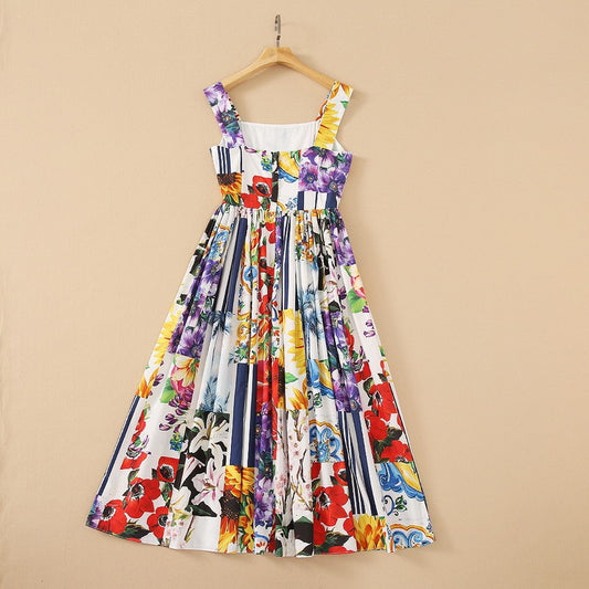 Summer Floral Print Dress