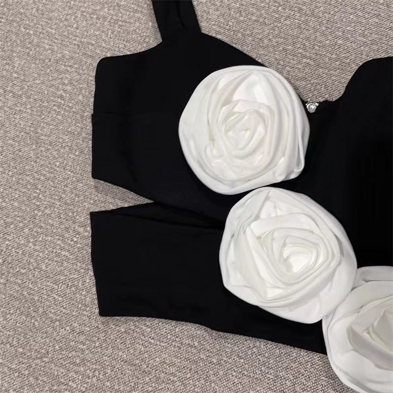 Rose Slimming Midriff Top