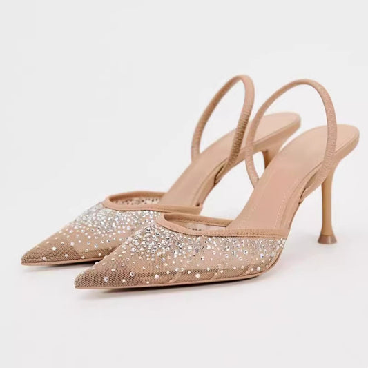 Mesh Classy High Heels