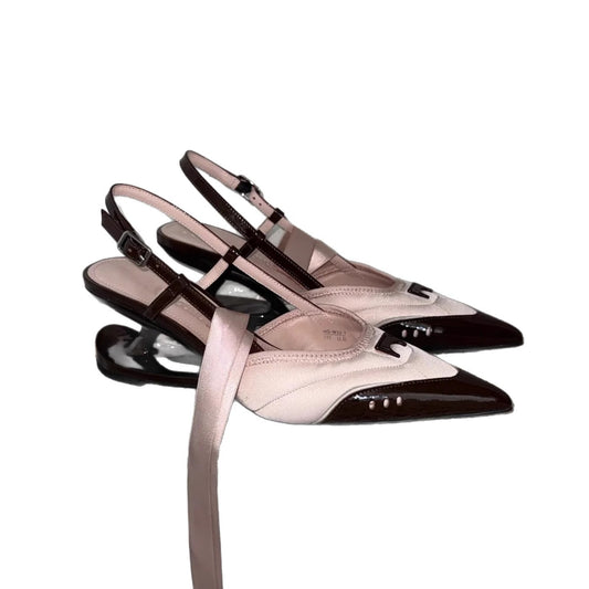 Special-shaped Root Lace-up High Heels