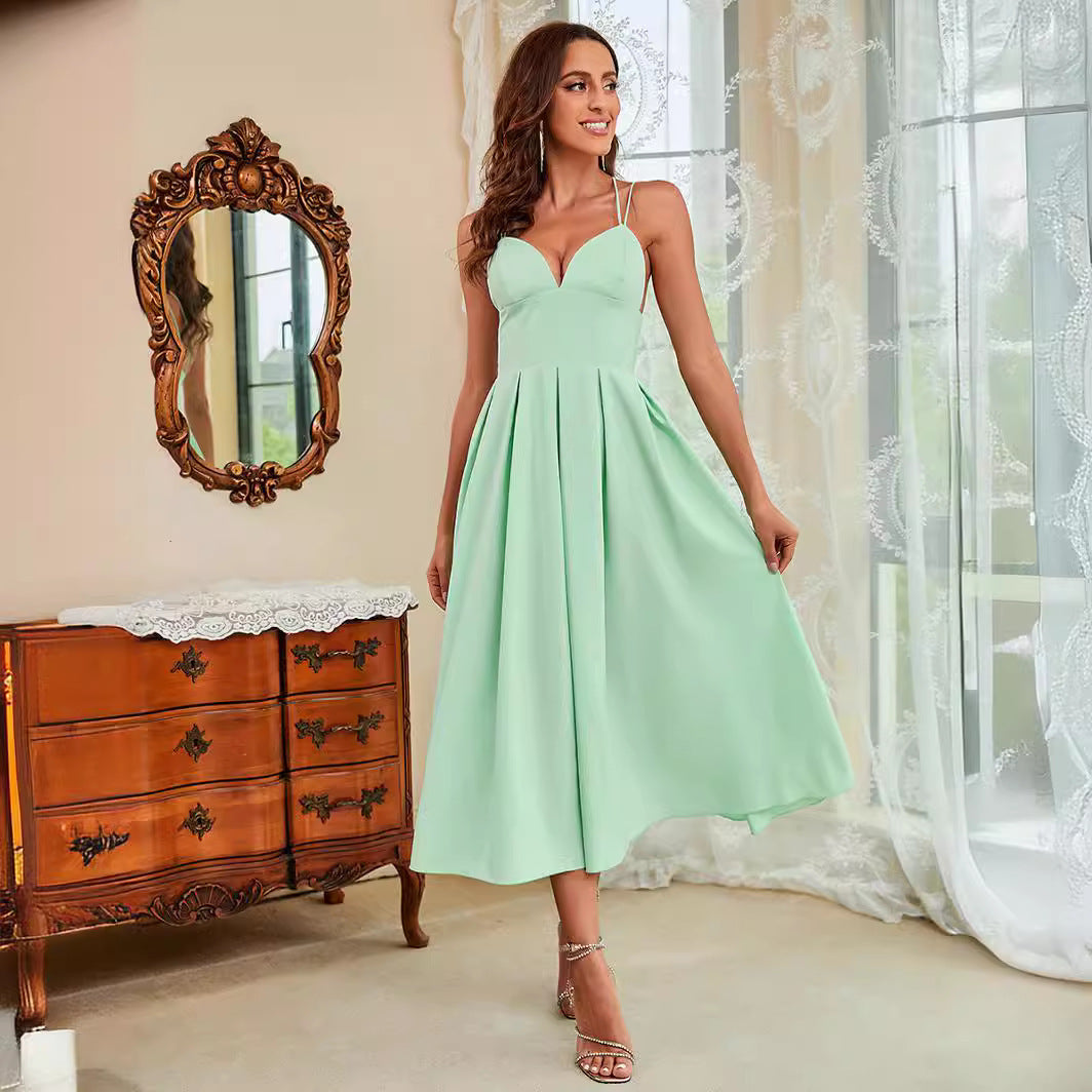 European Sling Swing Dress
