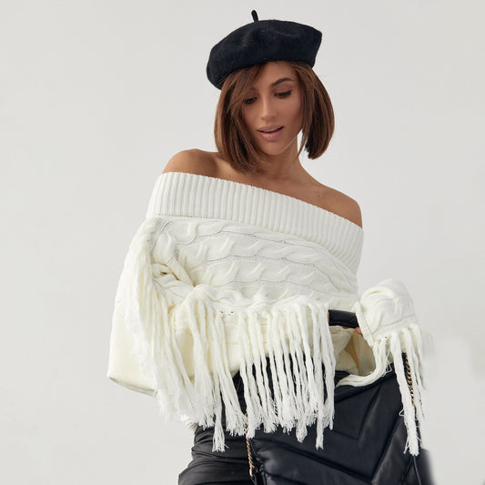 Pure Color Elegant Woolen Sweater