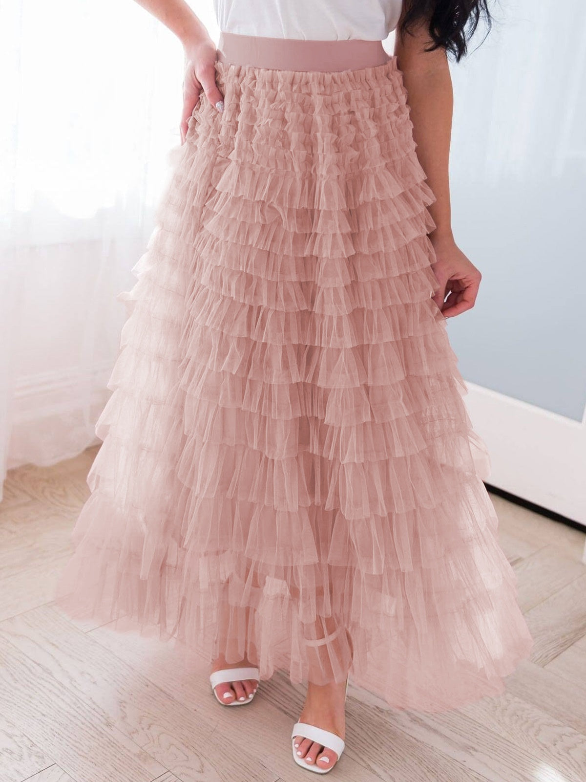 Layered Ruffles Cake Skirt