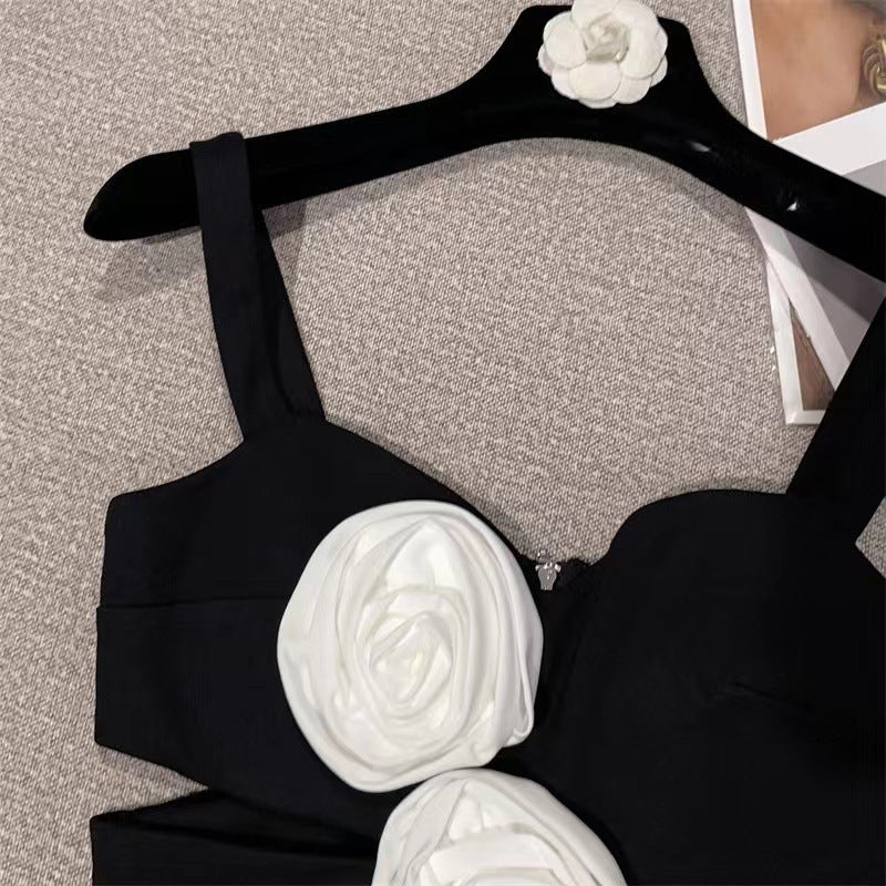 Rose Slimming Midriff Top