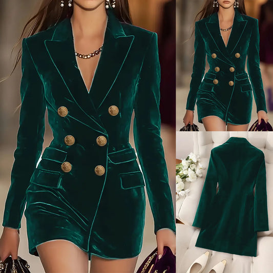Long Sleeve Button European Suit