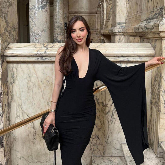 European Backless Dress