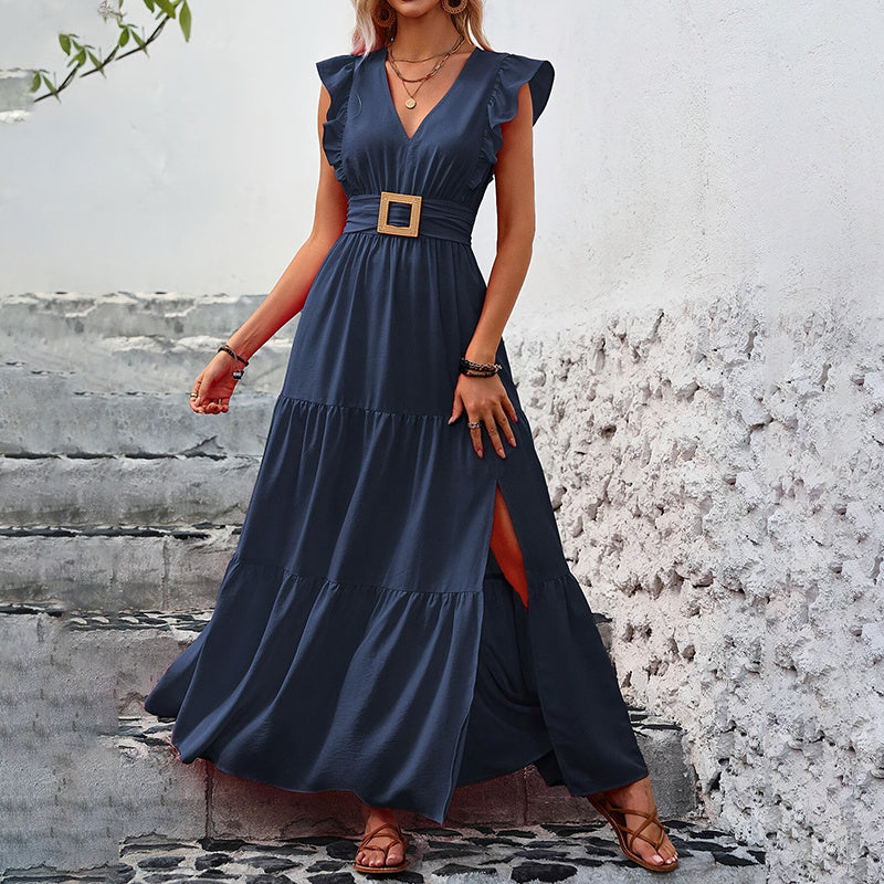 V-Neck Maxi Dress