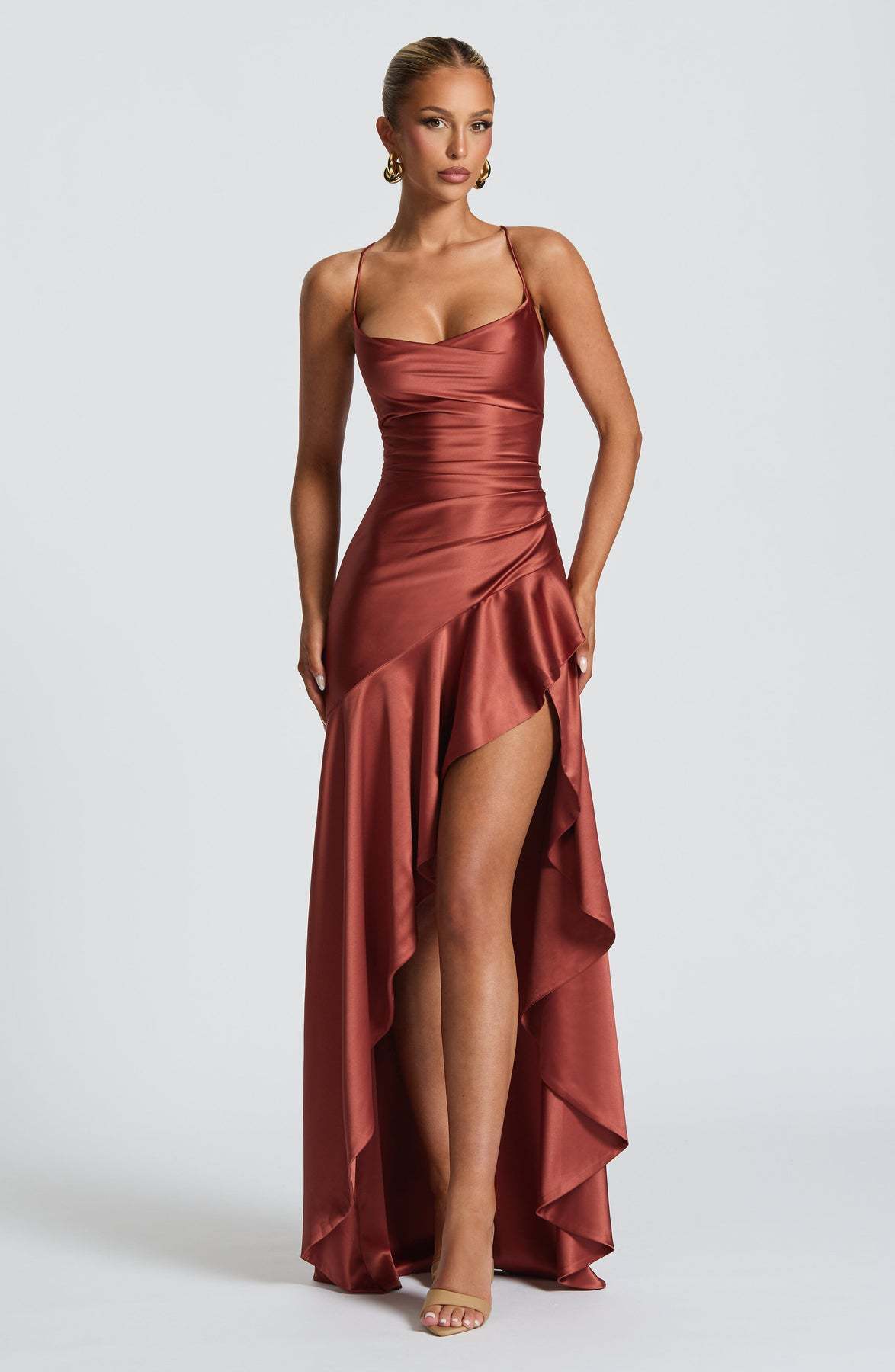 Ruffles Irregular Dress