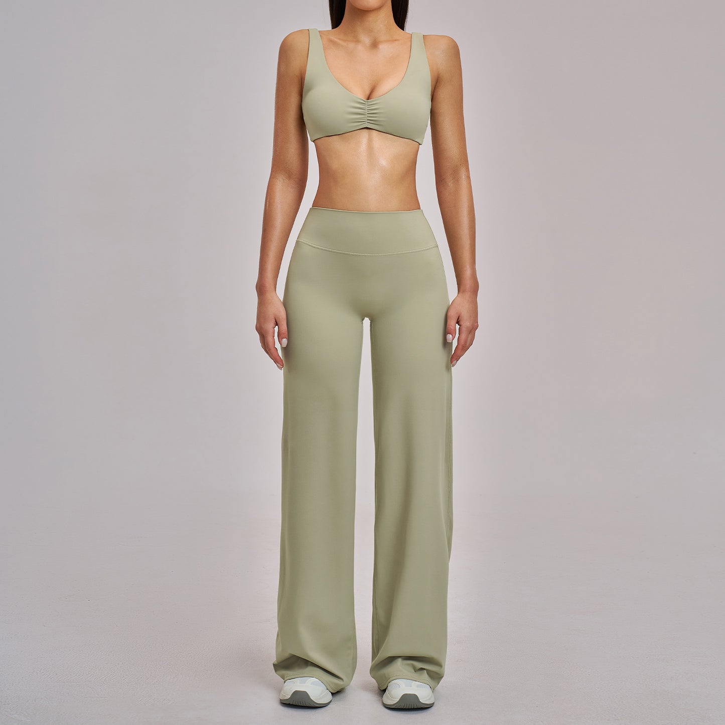 Fleece-lined yoga casual set by M Chic Boutique featuring comfortable activewear with a cozy, stylish fit for yoga and leisure.