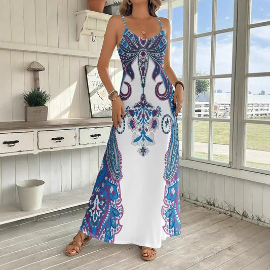 V-neck Sleeveless Jumpsuit