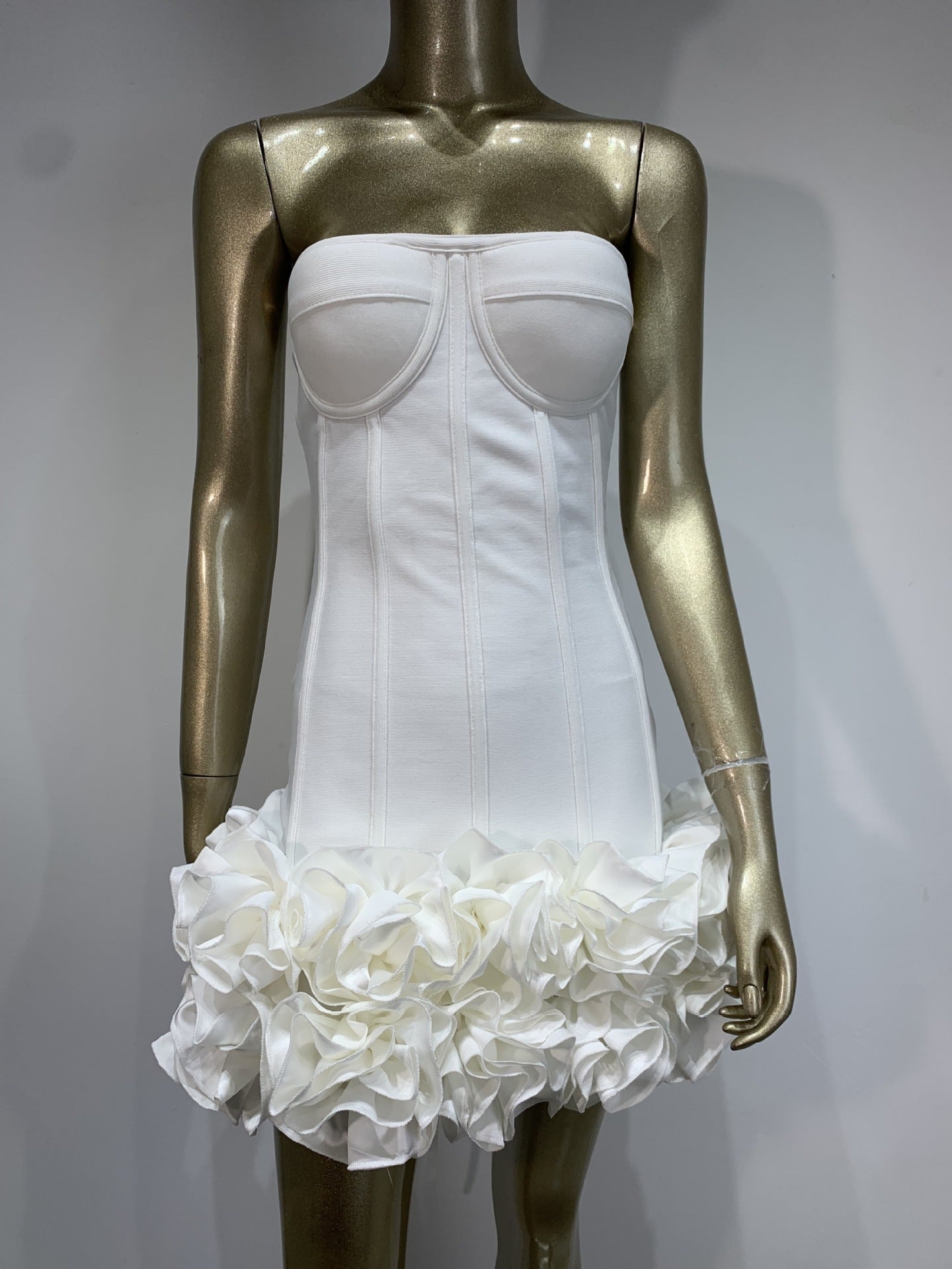 Red Carpet Rosette Mini Dress