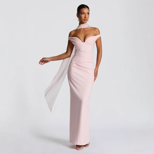 Tube Top Off-shoulder  Hip Dress