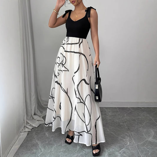 Printed Long Skirt