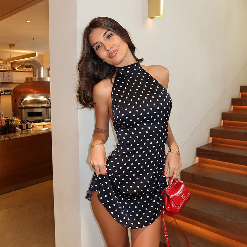 Polka Dot A- Line Dress