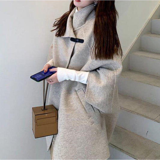 Solid Color Warm Elegant Coat